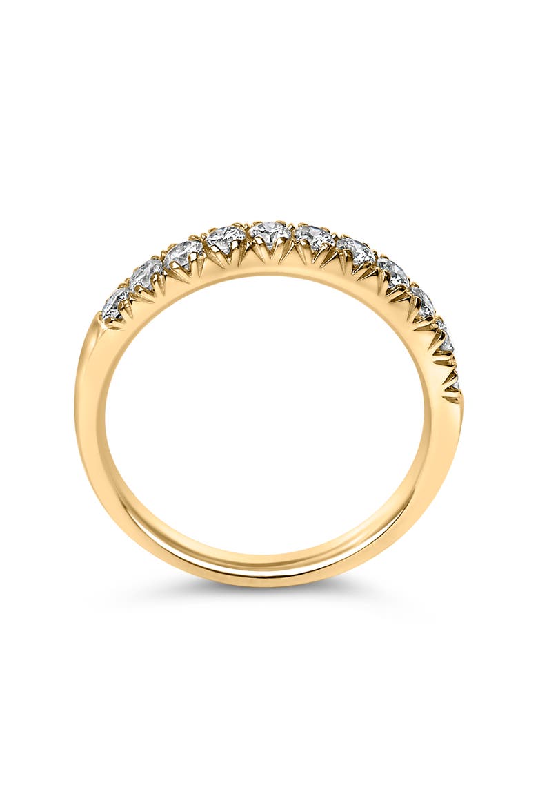 14K Gold 1/2 Cttw Round Diamond 11 Stone Classic Band, Alternate, color, Yellow