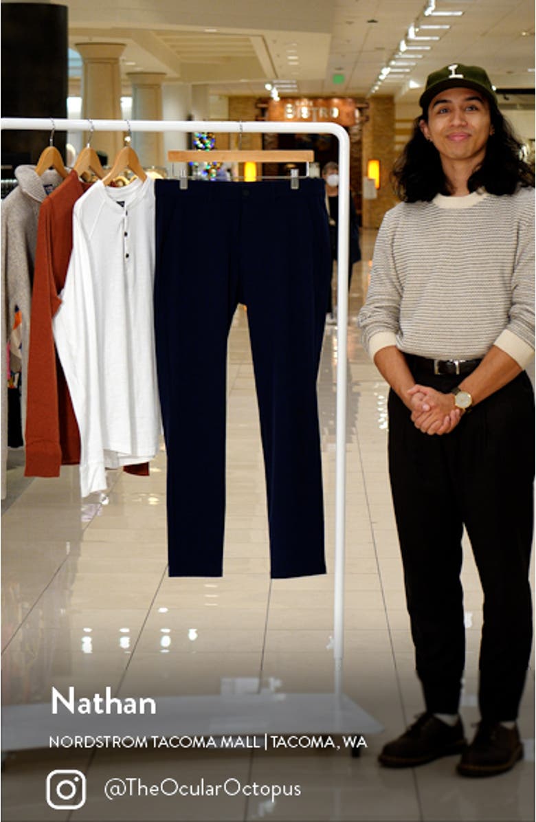 Helmsman Slim Fit Flat Front Golf Pants, sales video thumbnail