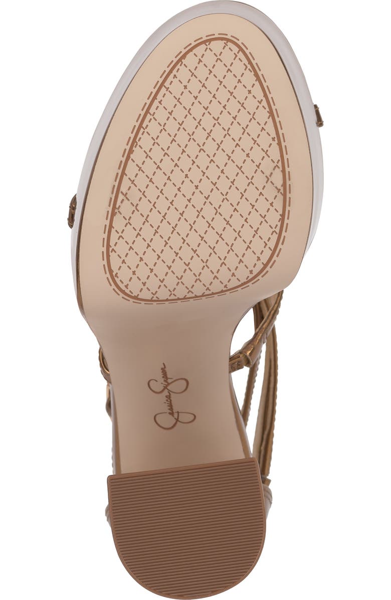 Jessica Simpson Aamina Platform Sandal, Alternate, color, Bronze