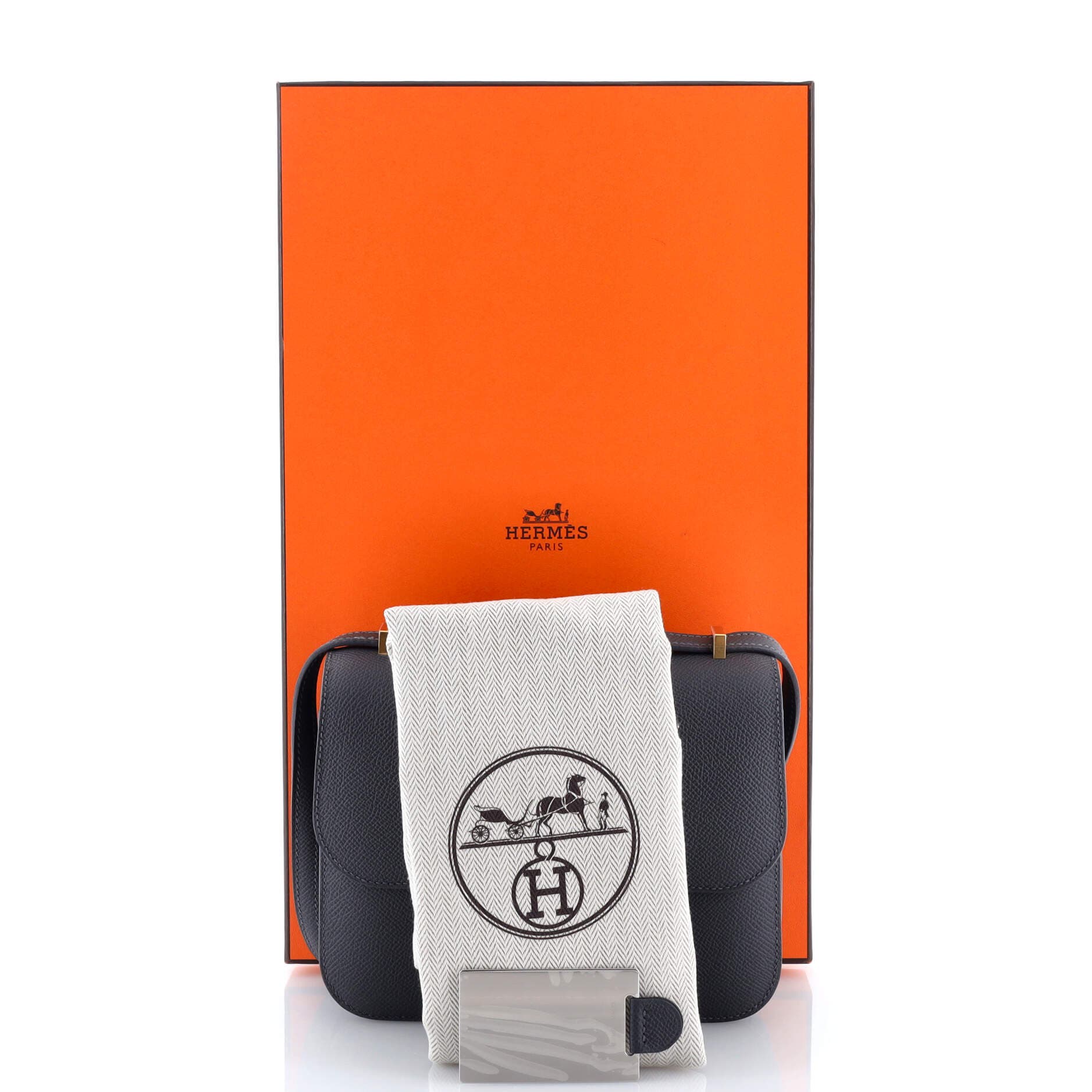 Pre-Owned Hermes Constance NM Bag Epsom 18, Alternate, color, Gris Misty