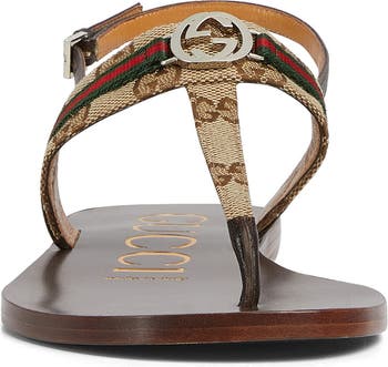 ☆韓国の人気☆【GUCCI】☆INTERLOCKING G STRAP SANDALS☆ 782421_FADC3_9764_001_100_0000