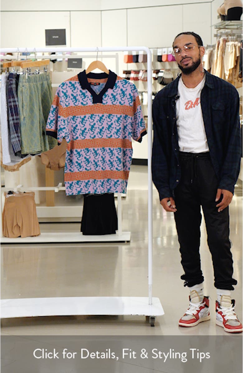 Gecko Jacquard Polo, sales video thumbnail