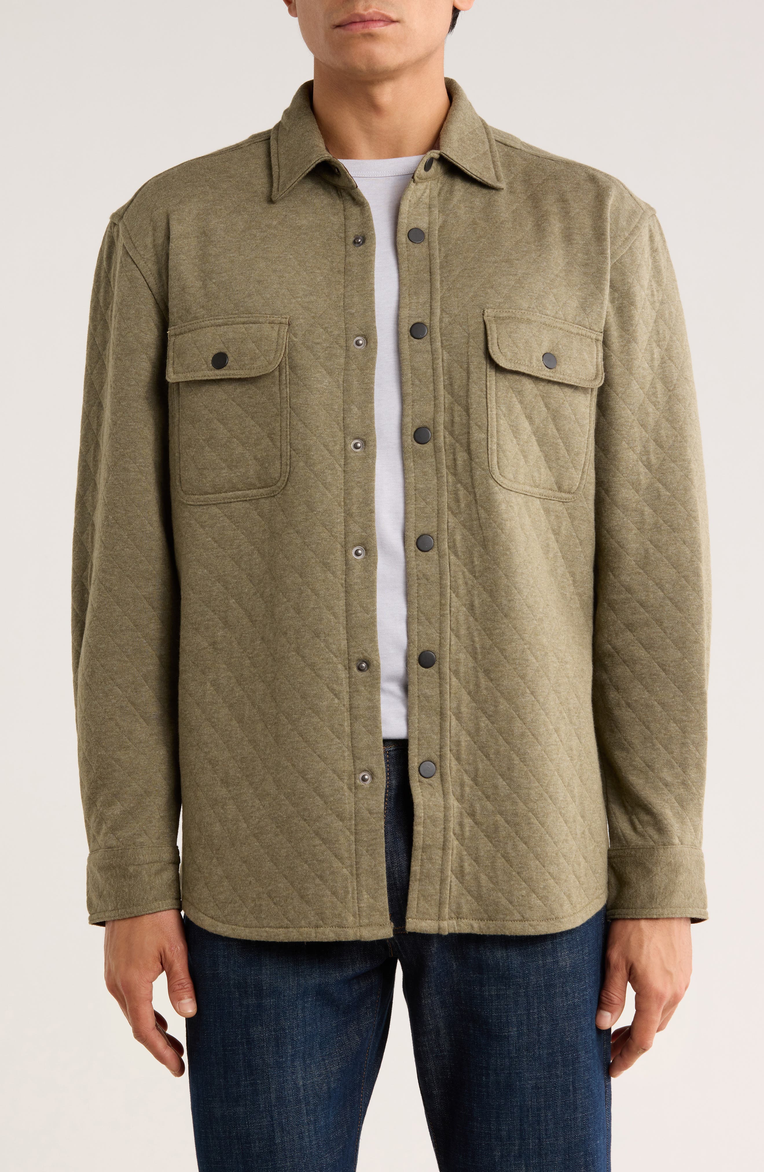 Vintage 1946 Quilted Shirt Jacket