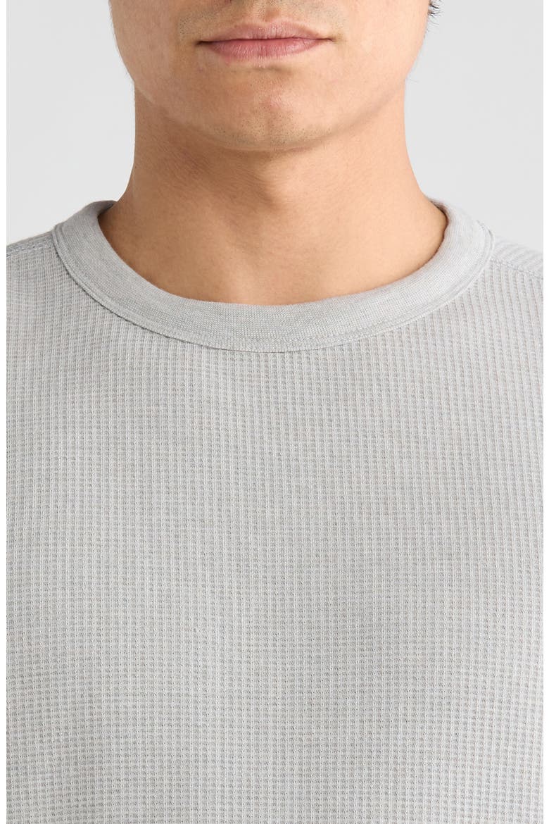 Well Worn Cotton Blend Thermal Sweatshirt, Alternate, color, HEATHER GREY