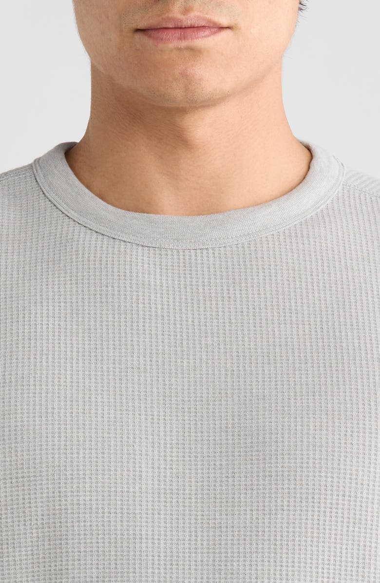 Roark Well Worn Cotton Blend Thermal Sweatshirt, Alternate, color, Heather Grey