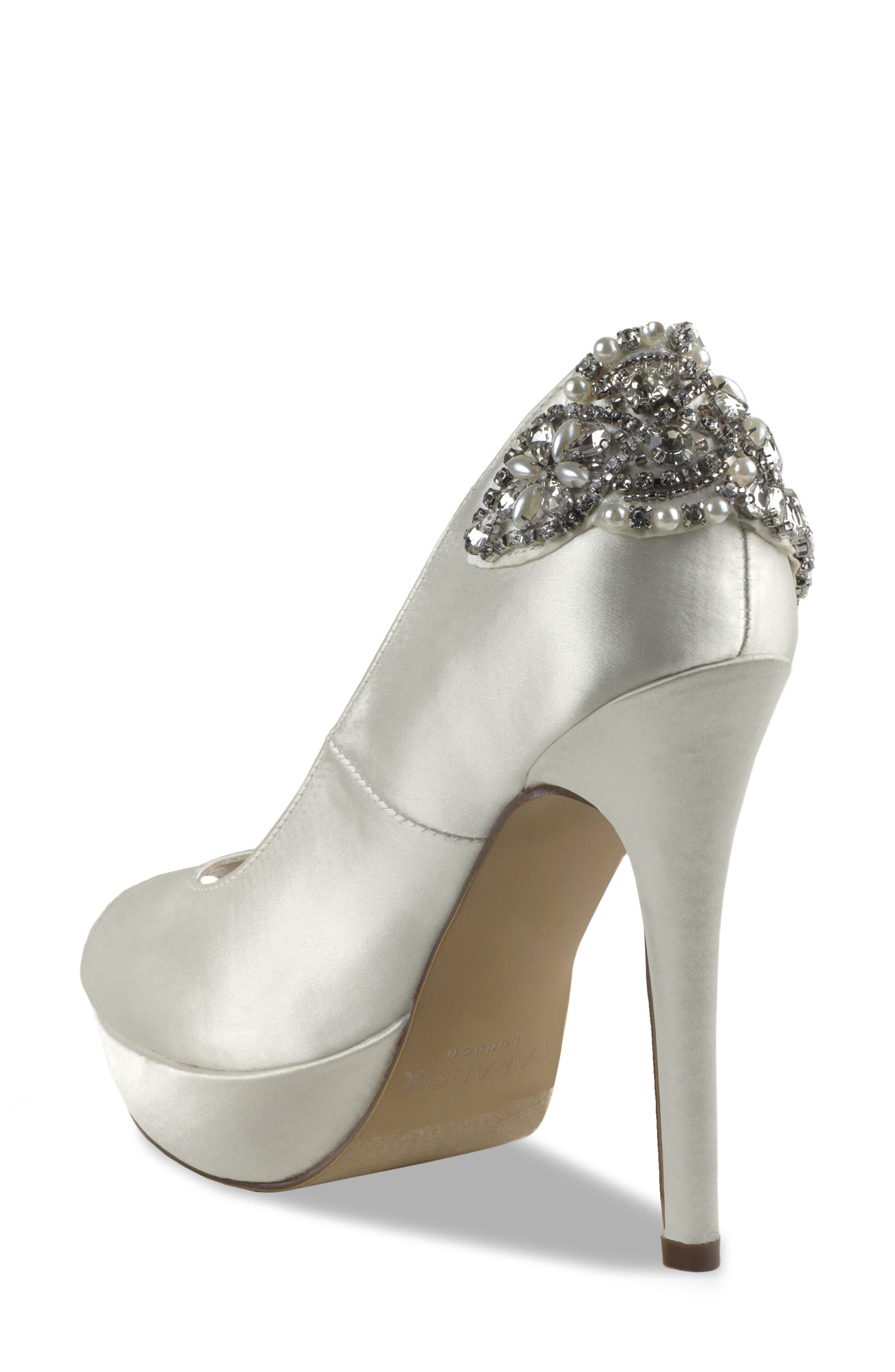 Paradox London Pink Indulgence Embellished Pump, Alternate, color, Ivory