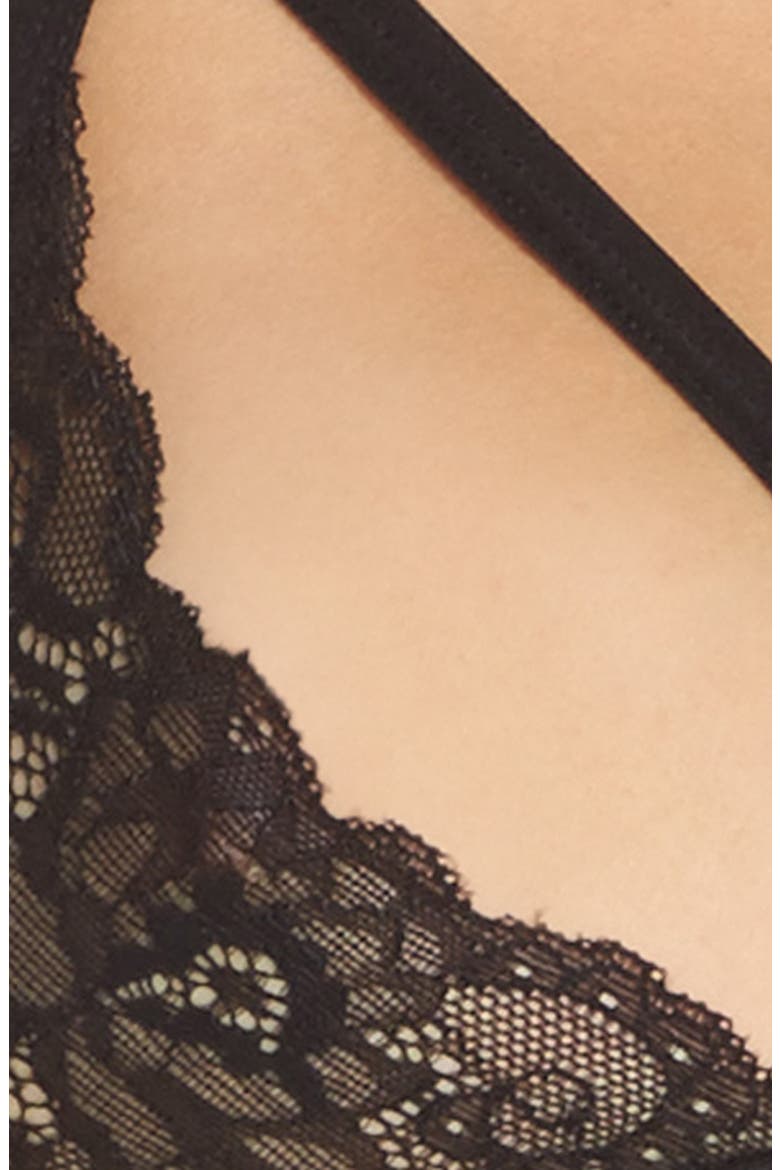 Intimates Lucy Bralette & Panties Gift Box, Alternate, color, BLACK