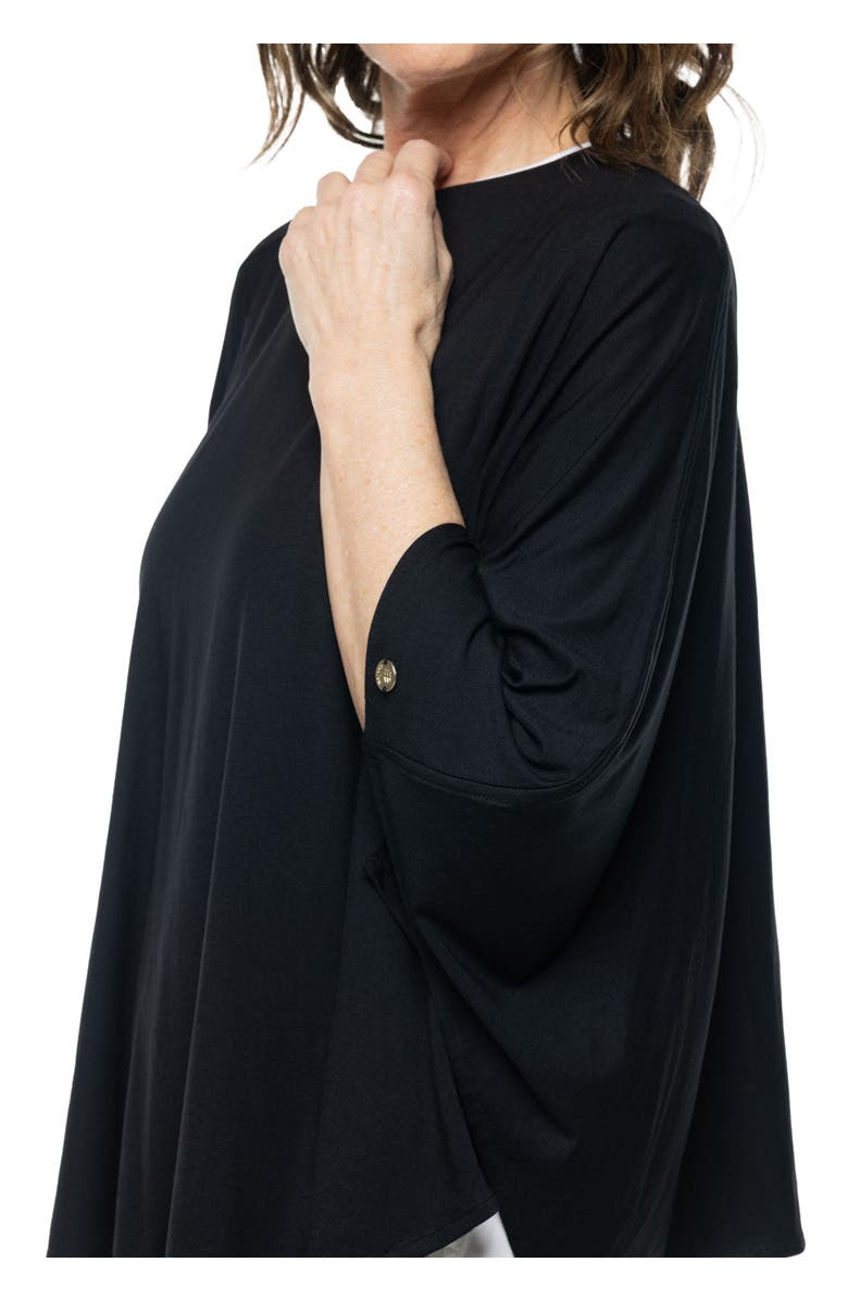 Coolibar Women's Poncho - UPF 50+ Sun Protection - Tama, Alternate, color, Black