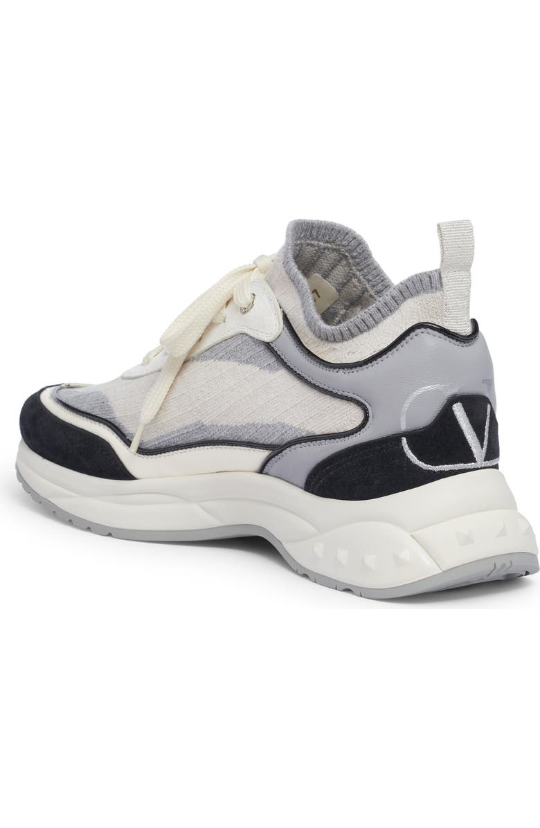 Valentino Garavani Ready Go Runner Low Top Sock Sneaker, Alternate, color,