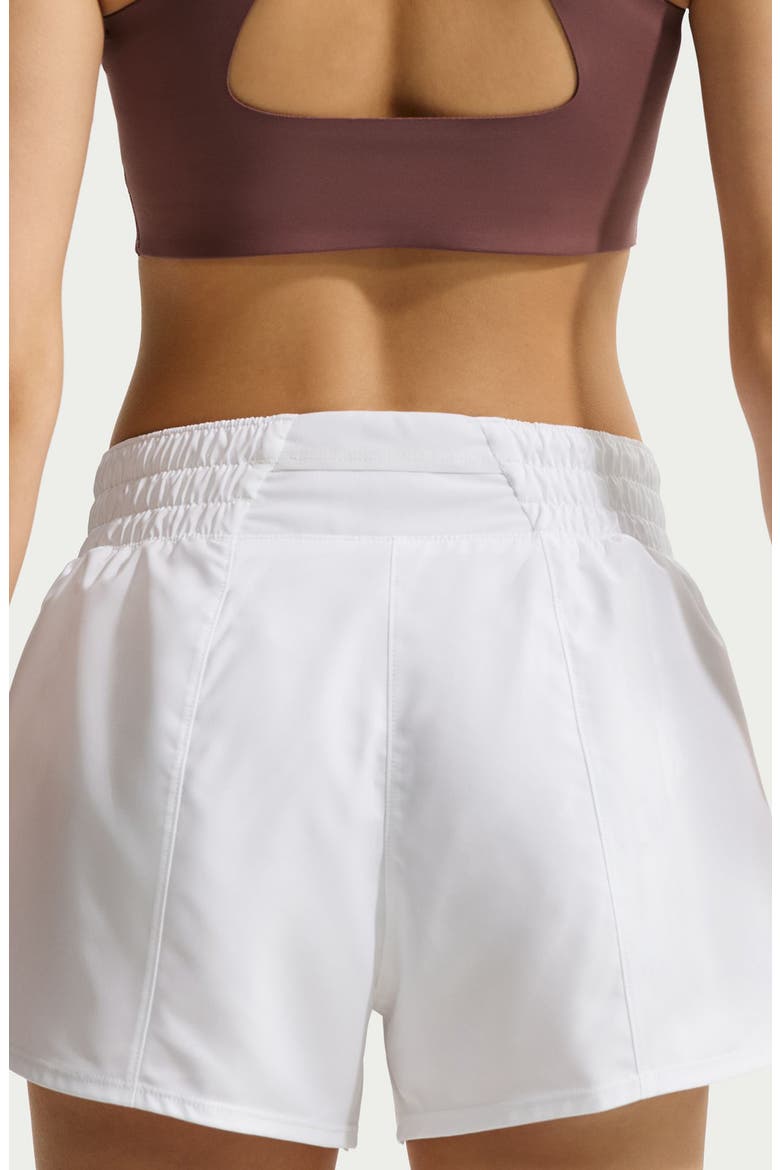 Dri-FIT Mid-Rise 3-Inch Brief-Lined Shorts, Alternate, color, 101 WHITE/BLACK