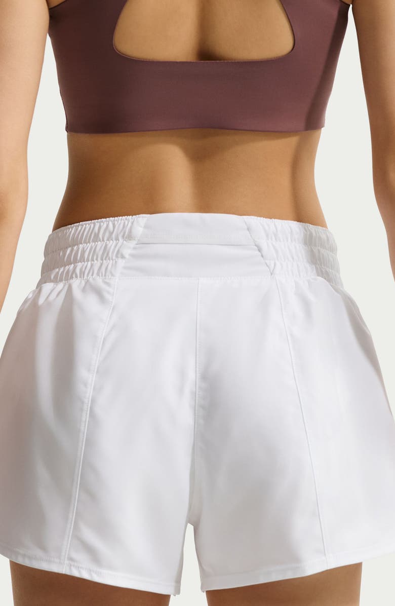 Nike Dri-FIT Mid-Rise 3-Inch Brief-Lined Shorts, Alternate, color, White/ Black