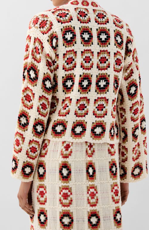 Scalpers Croch Cardigan In Multi