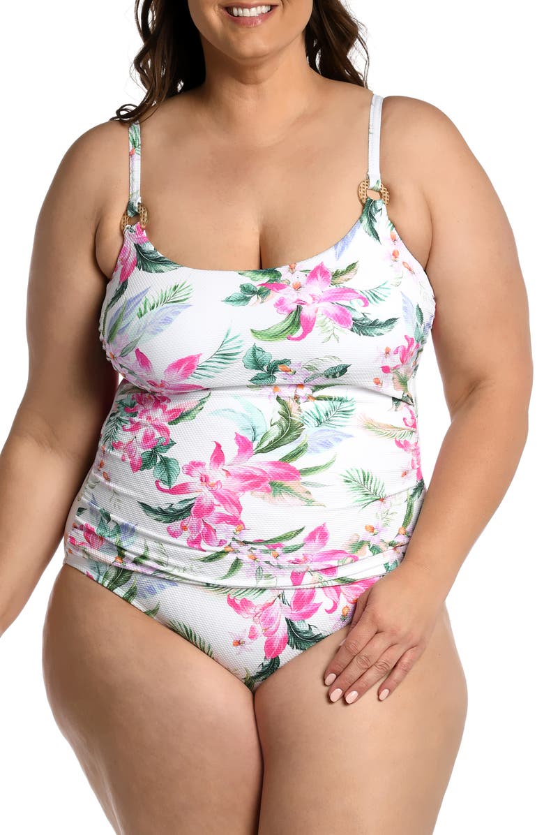 La Blanca Mystic One-Piece Swimsuit, Main, color, Multi