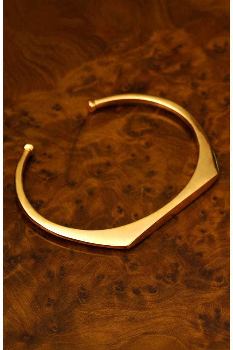 Signet Bangle, Alternate, color, Gold