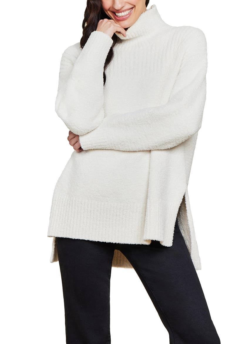 CozyChic™ High-Low Pullover, Alternate, color, CREAM