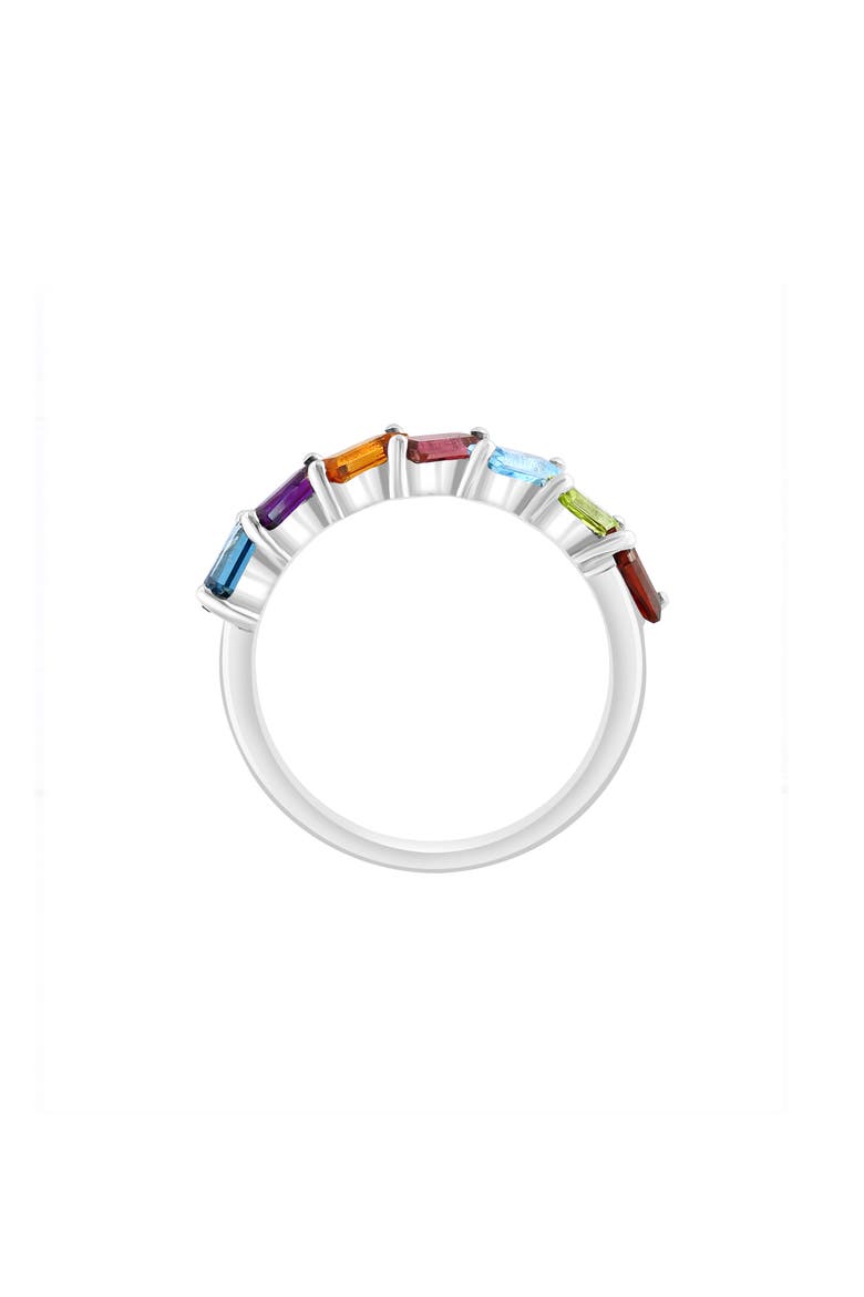 Sterling Silver Mixed Gemstone Ring, Alternate, color, SILVER