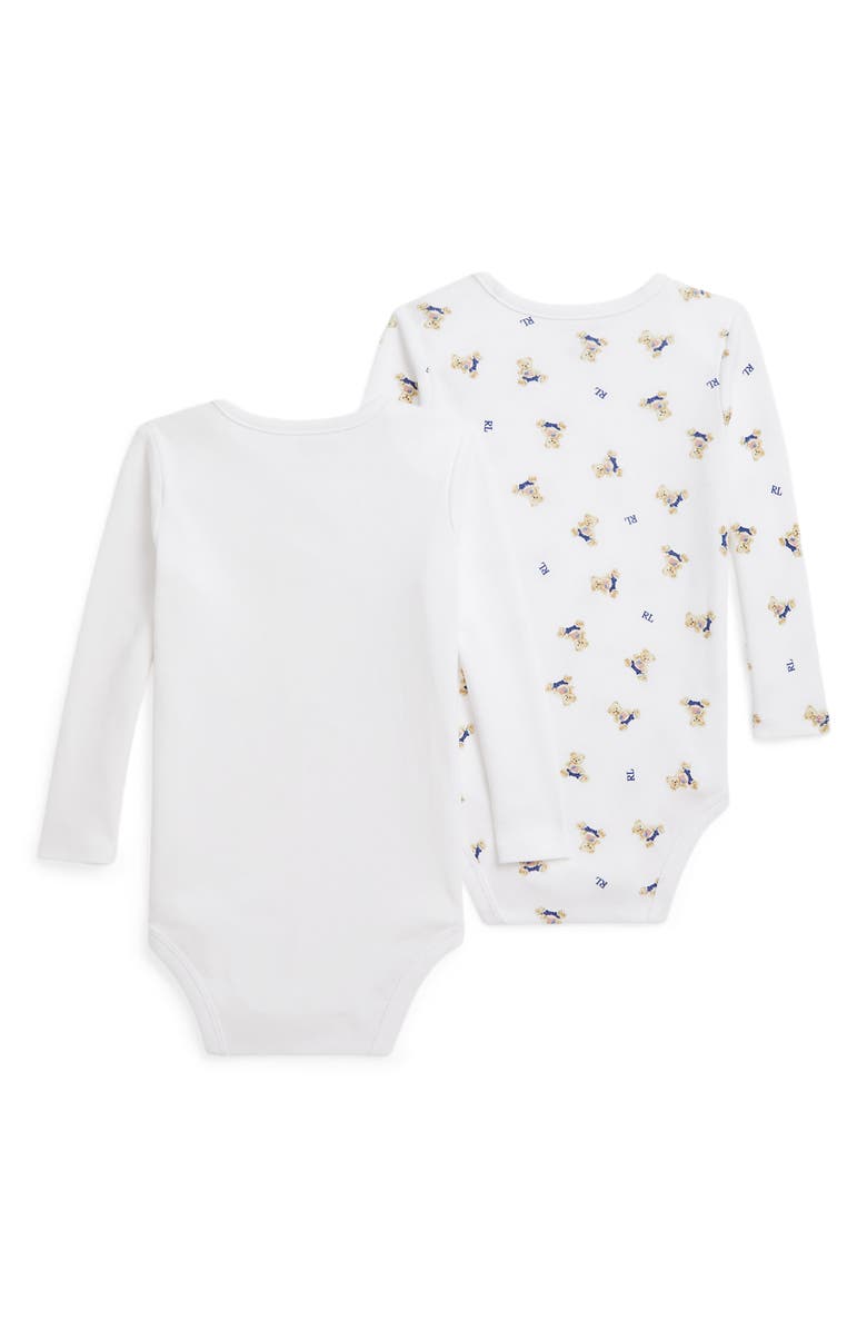 Ralph Lauren Assorted 2-Pack Cotton Bodysuits, Alternate, color,
