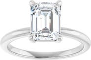 Ivy & Pearl Co. 1 3/4 CT Lab-Grown Emerald Diamond Solitaire Ring in 14K Gold