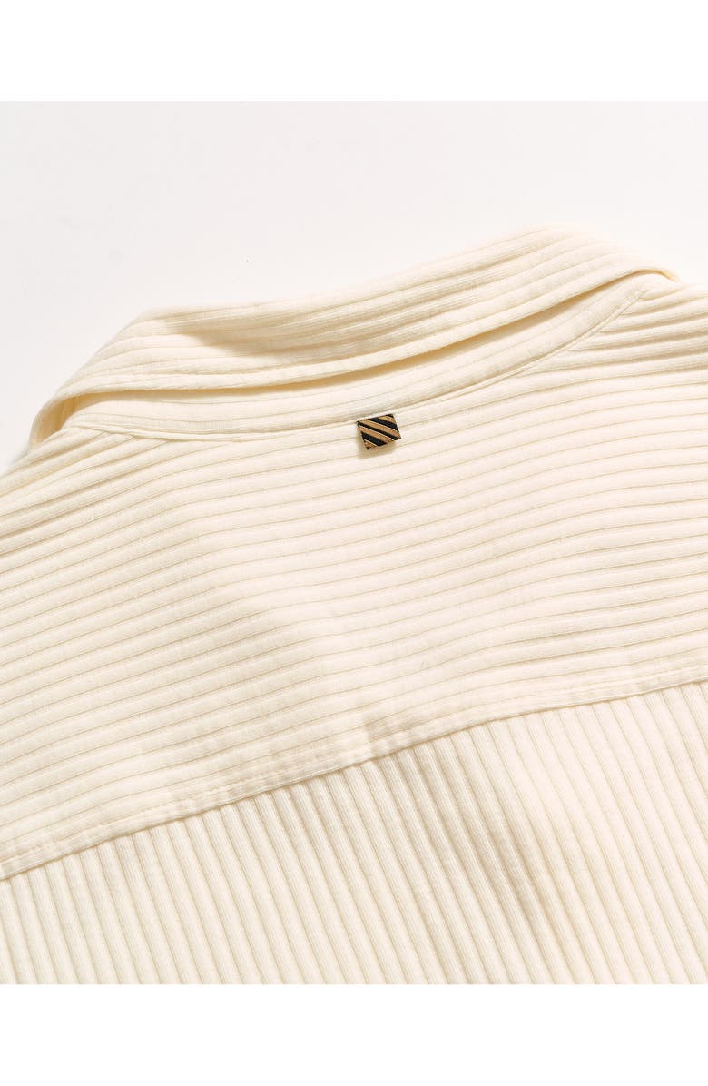 Billy Reid Treme Short Sleeve Knit Button-Up Shirt, Alternate, color, 