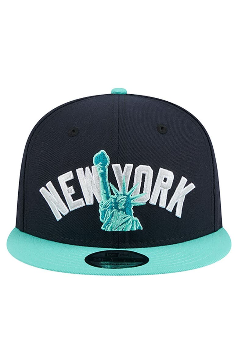 New Era Men's New Era Navy New York Yankees Clear Mint 9FIFTY Snapback Hat, Alternate, color,
