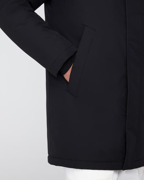 Quartz Co. Labrador | Hooded Down Winter Jacket In Black