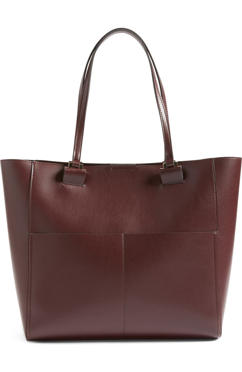 Sole Society Glenn Faux Leather Tote, Main, color,