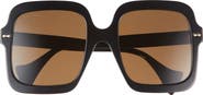 Gucci 56mm Square Sunglasses