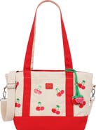 C & C California Cherry Print Tote Bag