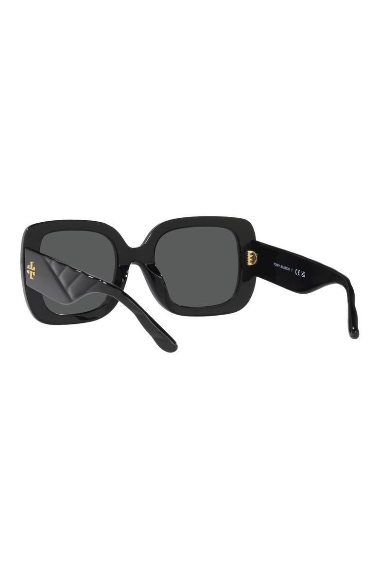 54mm Butterfly Sunglasses, Alternate, color, BLACK