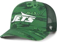 '47 Men's '47 Green New York Jets Fiji Trucker Adjustable Hat