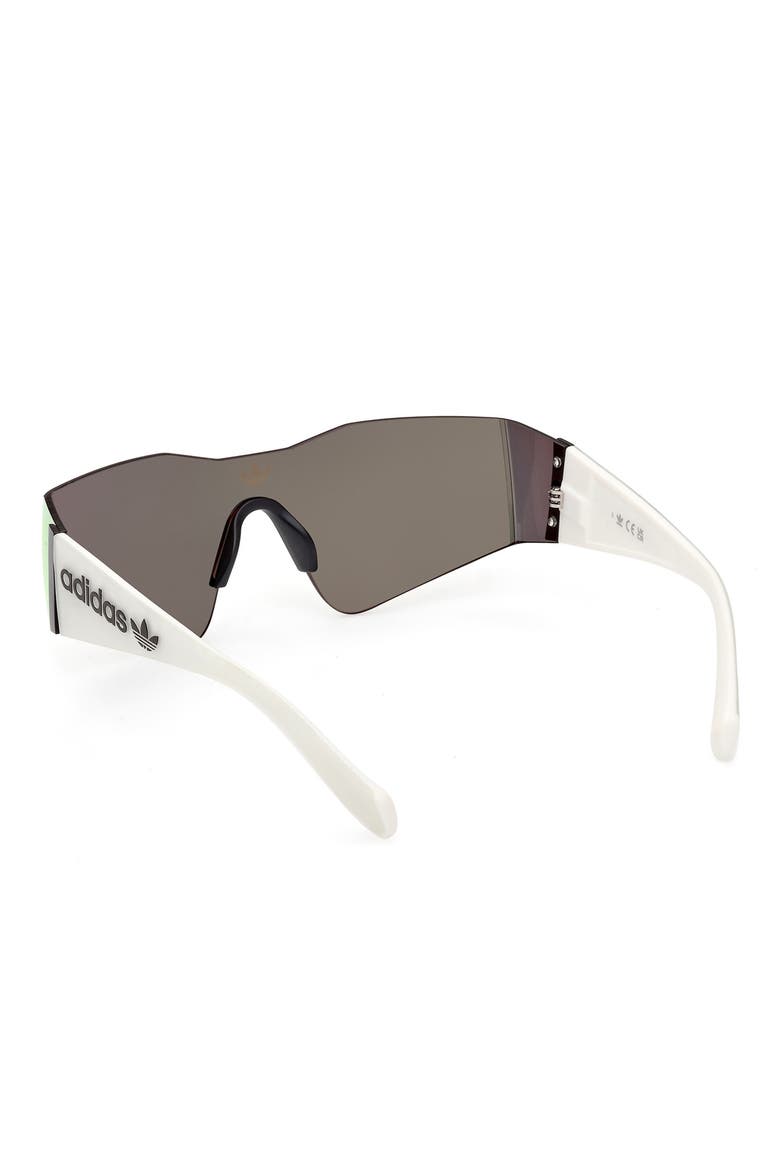 Shield Sunglasses, Alternate, color, MATTE BLACK / BROWN MIRROR