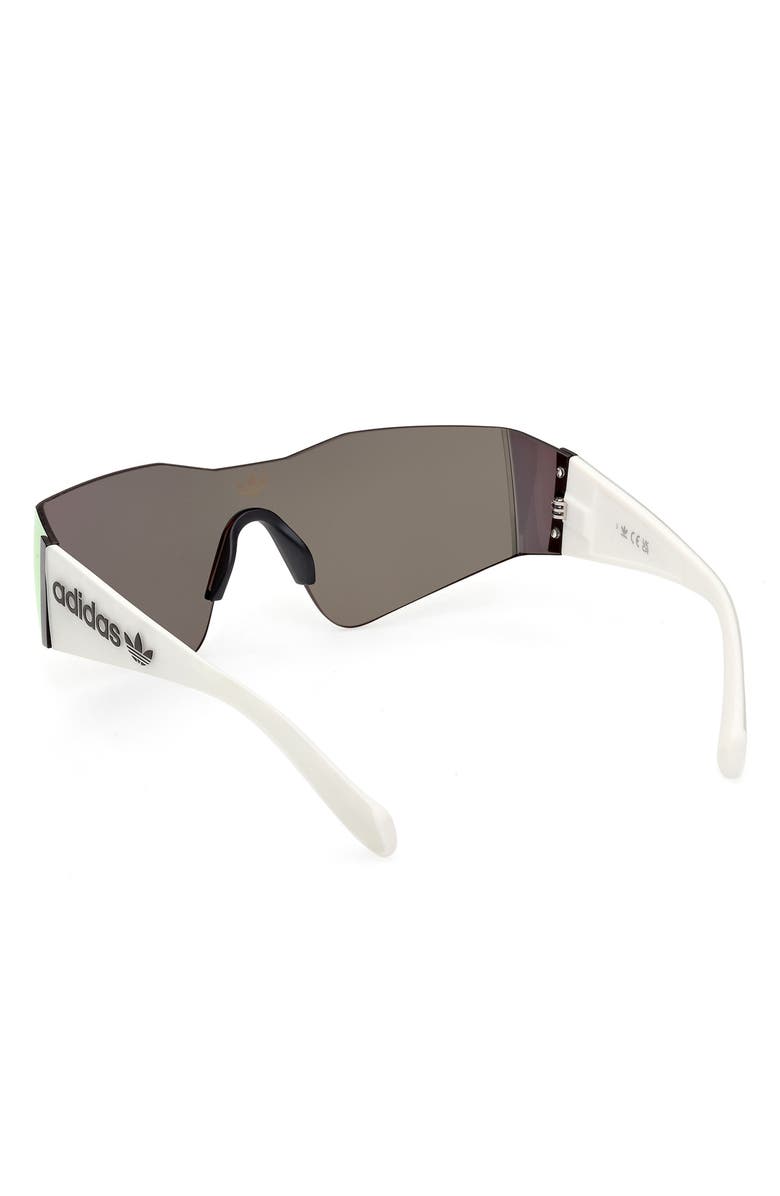 adidas Shield Sunglasses, Alternate, color, Matte Black / Brown Mirror