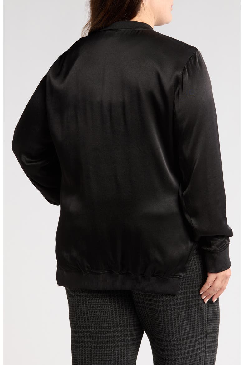 Satin Bomber, Alternate, color, BLACK