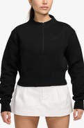 Nike Logo Tech Fleece Quarter-Zip Top