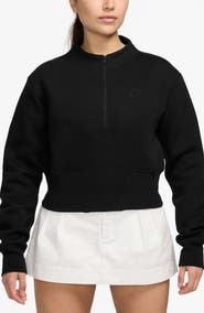 Nike Logo Tech Fleece Quarter-Zip Top