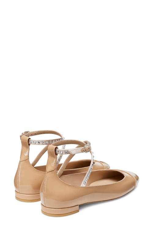 STUART WEITZMAN STUART WEITZMAN EDEN CRYSTAL EMBELLISHED FLAT