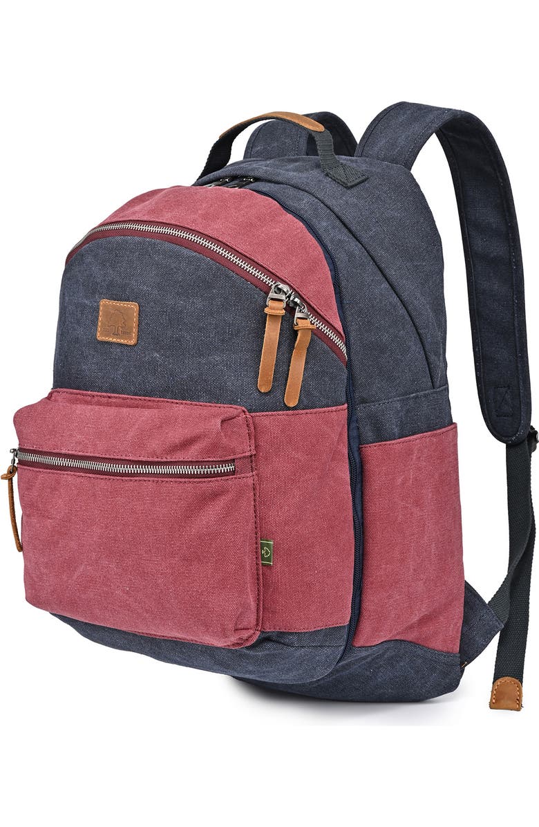 THE SAME DIRECTION Trail Tree Double Backpack, Alternate, color, Navy
