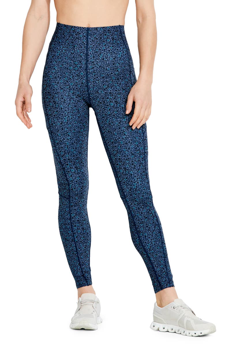 NZ ACTIVE by NIC+ZOE Mosaic Pocket 7/8 Leggings, Main, color, 
