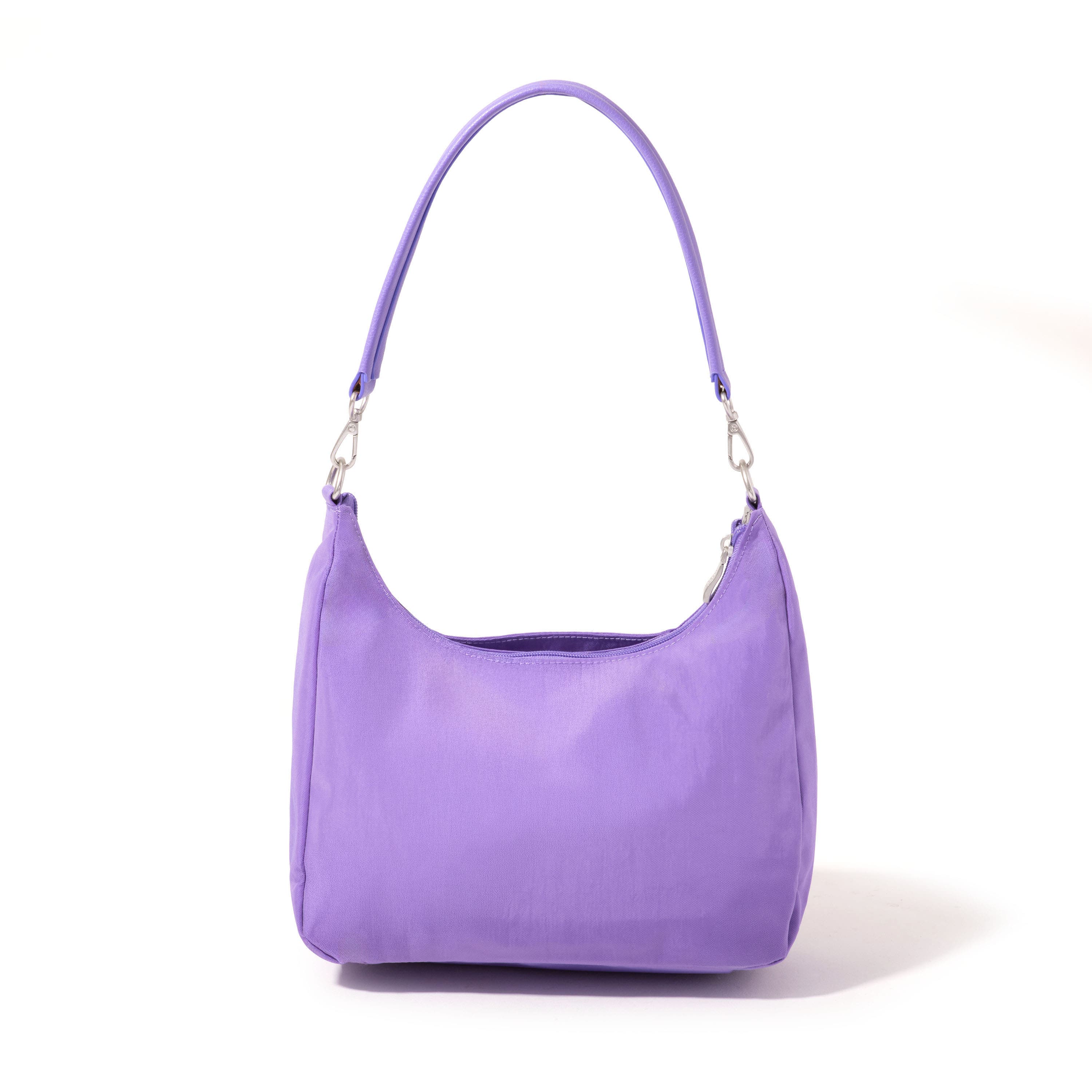 Coastal Flip Lock Half Moon Bag, Alternate, color, LAVENDER SURF