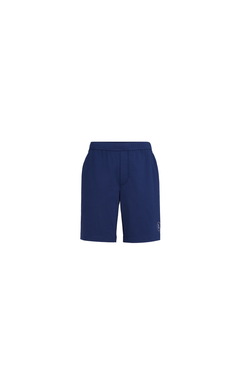 Brunello Cucinelli Interlock Bermuda shorts, Alternate, color, Avio Blue