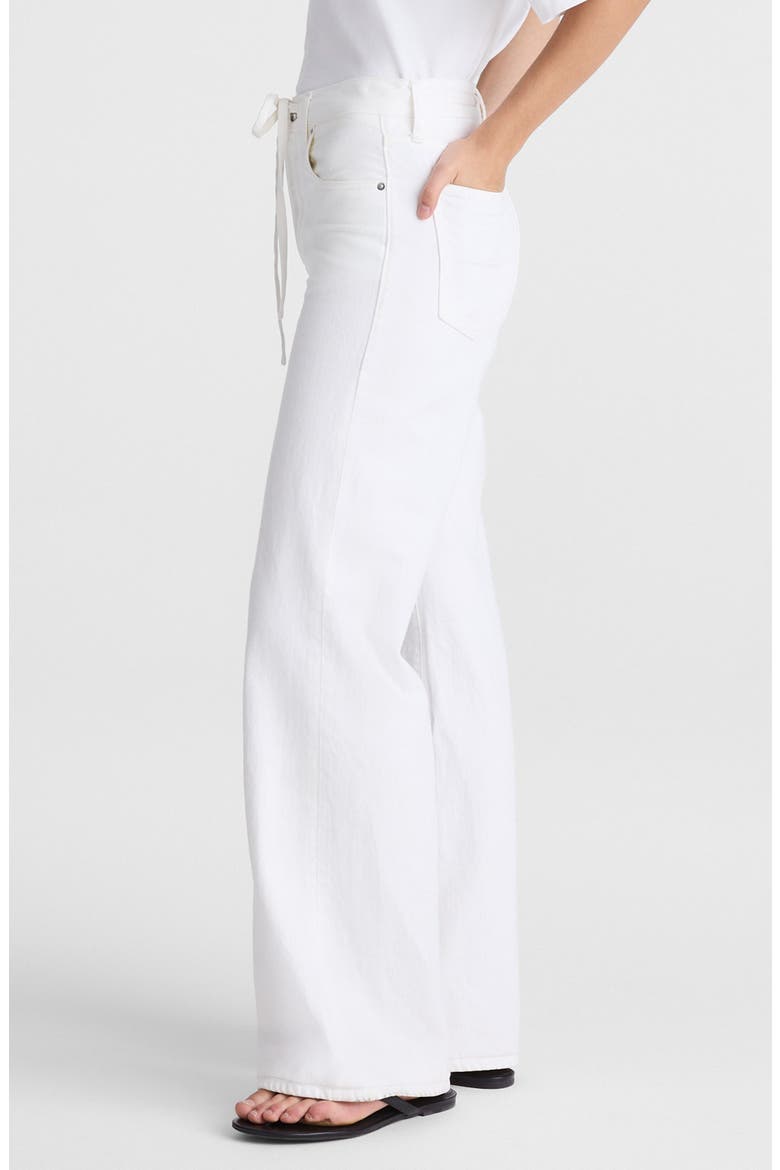 The Short Ultimate Wide Leg Jeans, Alternate, color, TILE WHITE