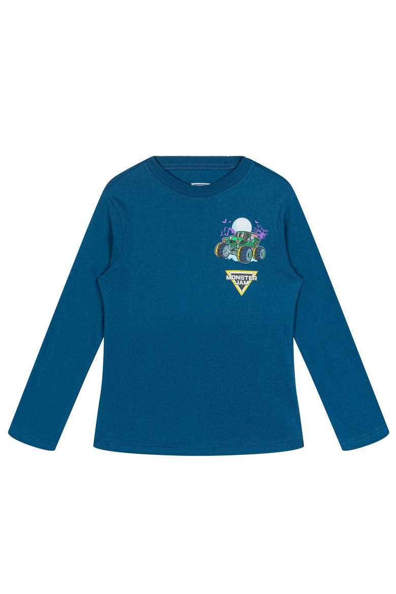 2-Pack Long Sleeve T-Shirt, Alternate, color, Sage Blue Grave Digger