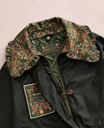 x FARM Rio Maria-Clara Waxed Jacket
