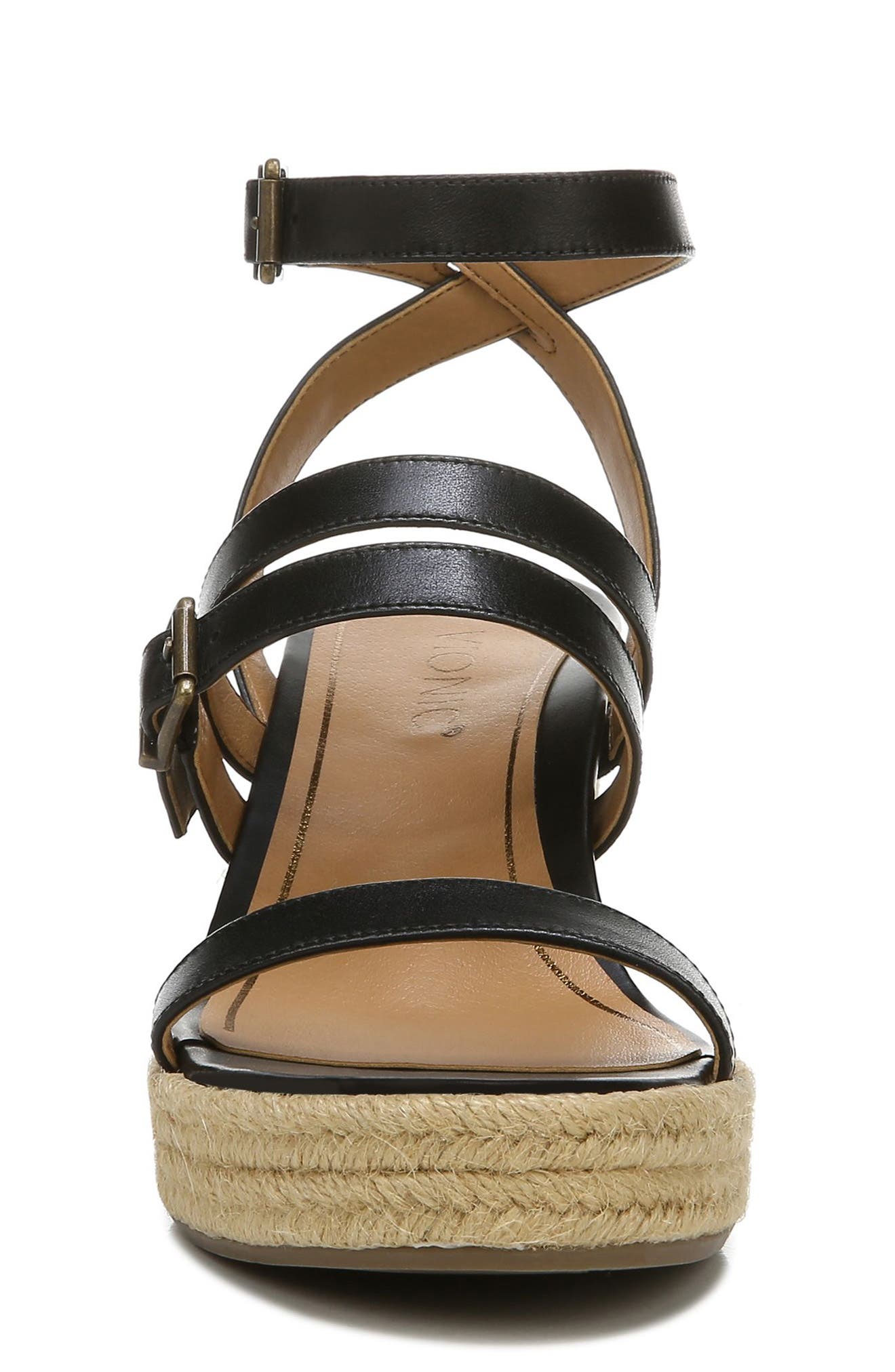 Vionic Sabina Ankle Strap Wedge Sandal, Alternate, color, 