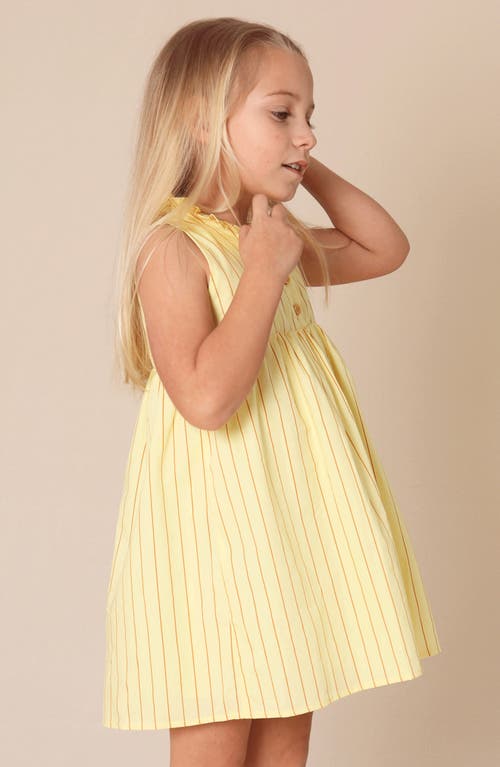 Tiny Tribe Kids' Stripe Sleeveless Cotton Dress