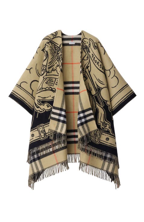 Stormy Knight Wool Cape