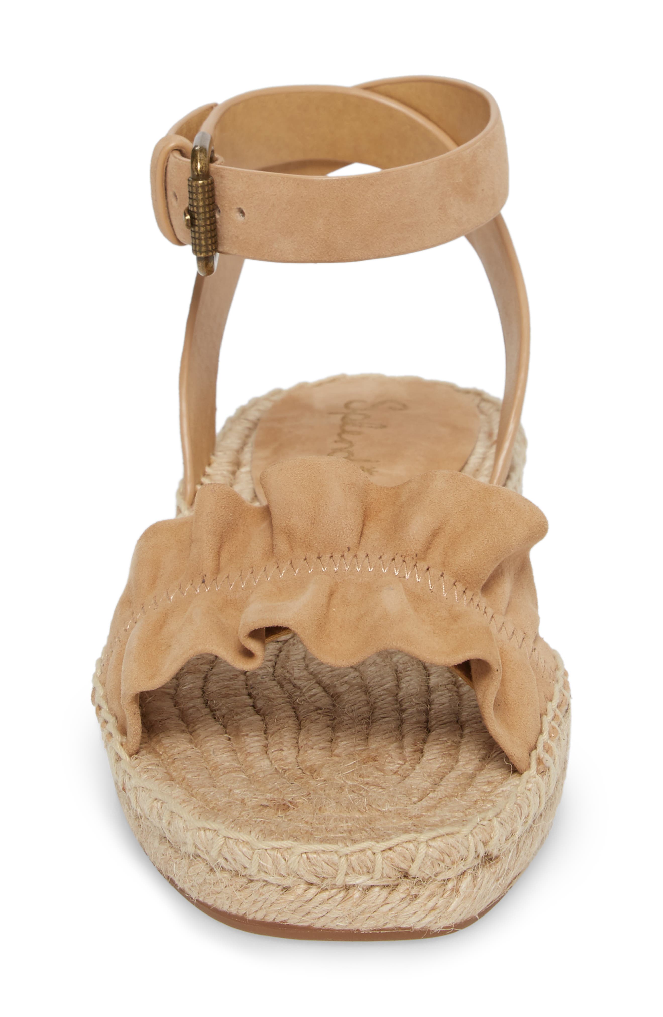 Splendid Becca Ruffled Espadrille Sandal, Alternate, color, 