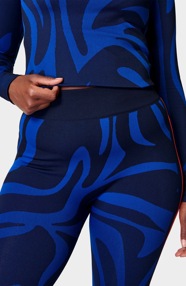 Sweaty Betty Animal Print Base Layer Leggings, Alternate, color, 
