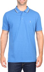 TailorByrd Micro Tipped Piqué Polo