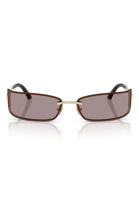73mm Rectangular Sunglasses